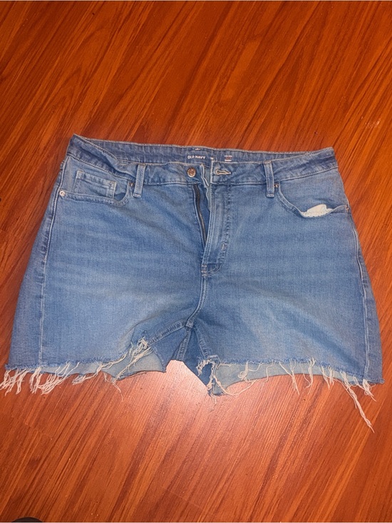Old Navy Pants - Old Navy Light Blue Distressed Denim Cutoff Shorts